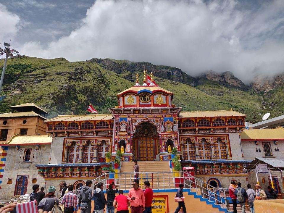 one the dhams from 4 dham yatra the Badrinath temple