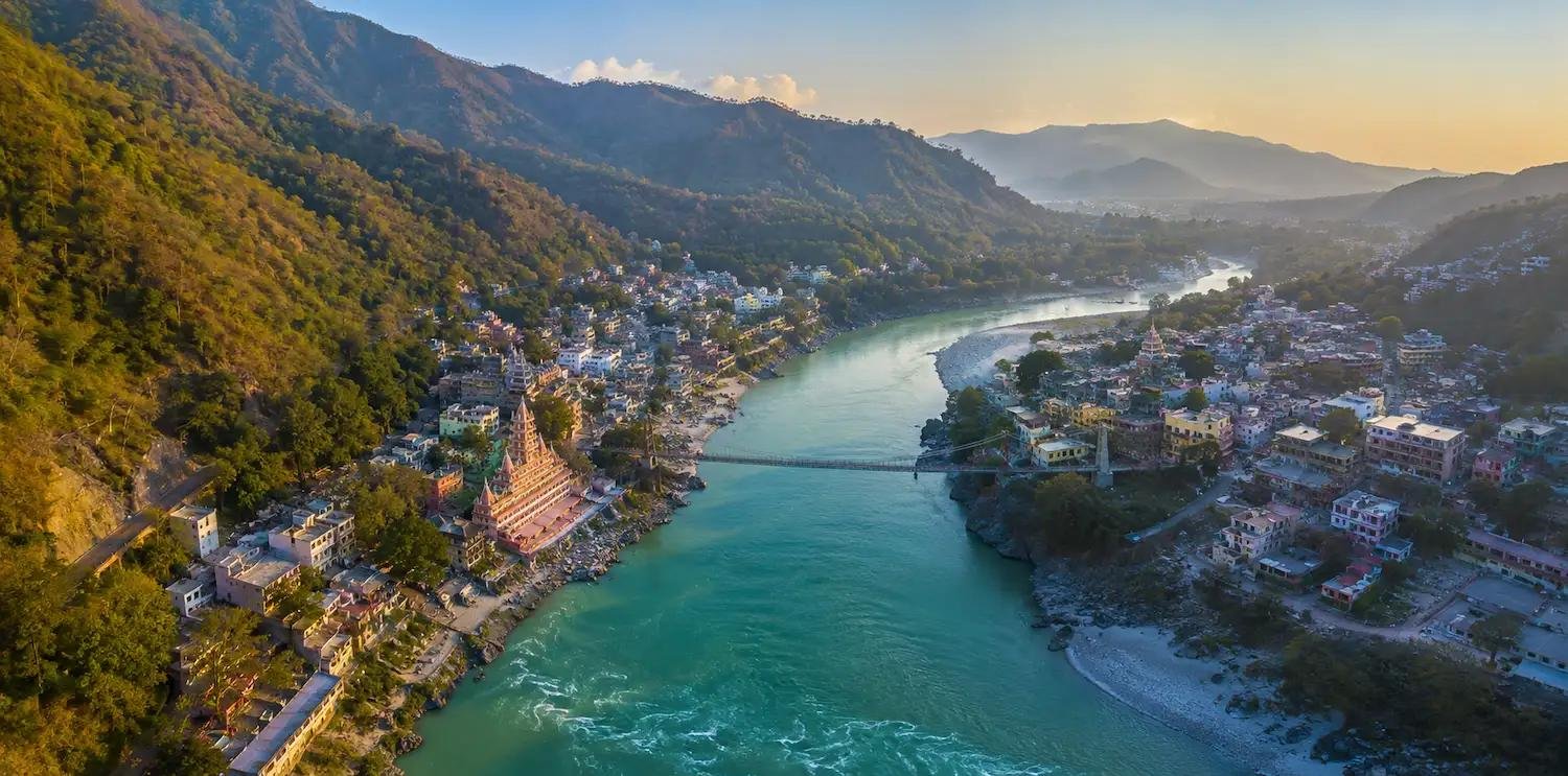 Journey start from the spiritual Rishikesh