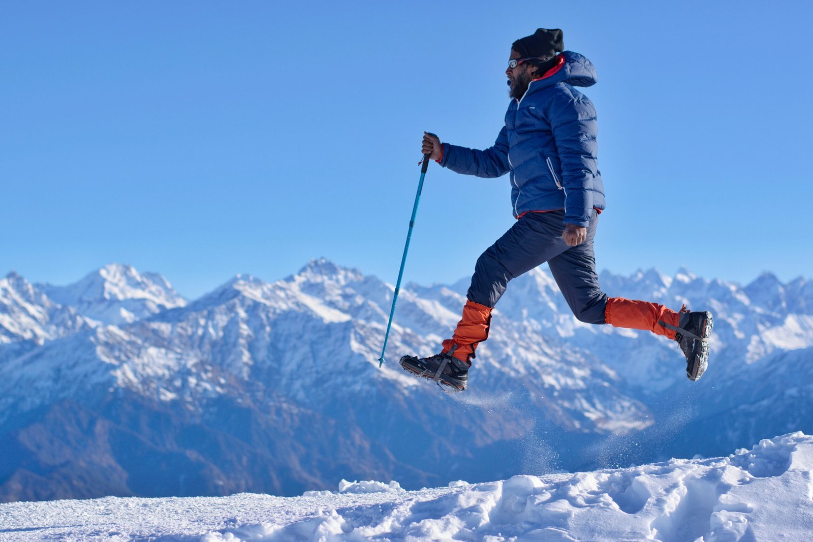 Himalayan trekking backpack and trekking gear
